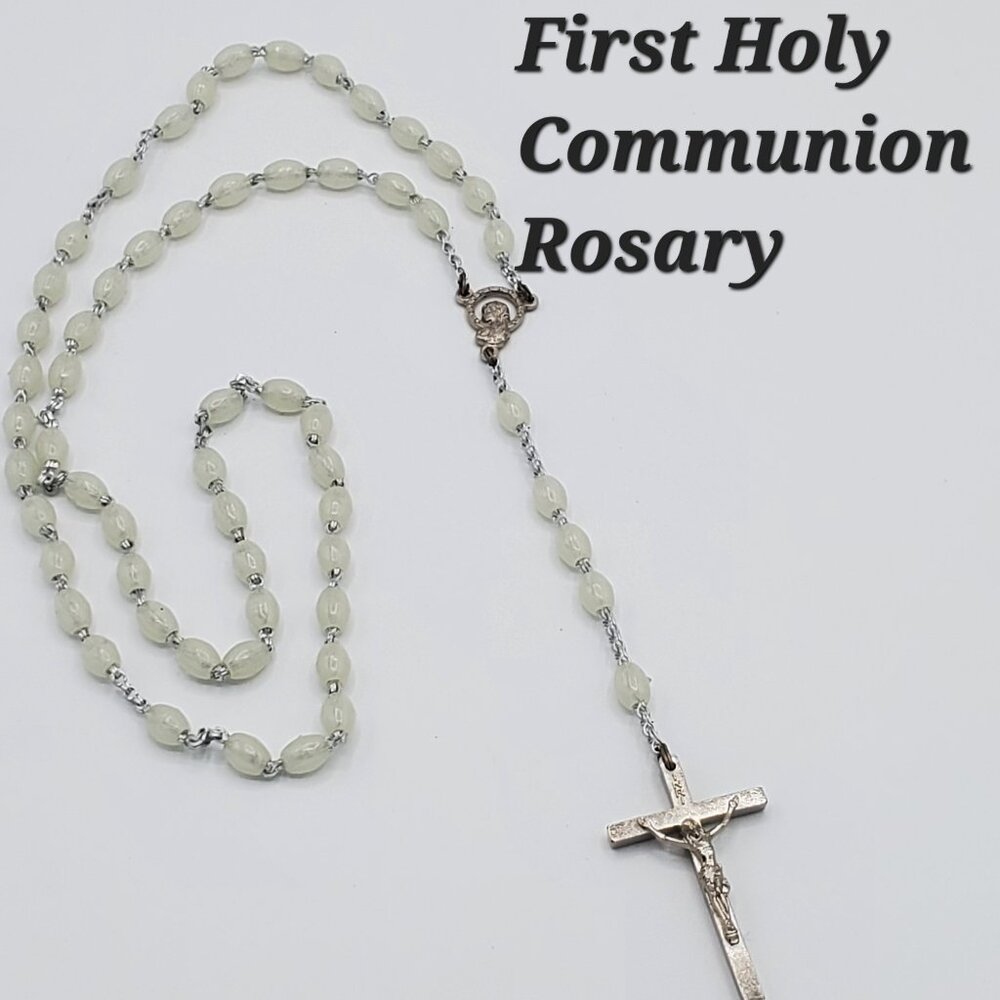Italy First Holy Communion Rosary - Gem